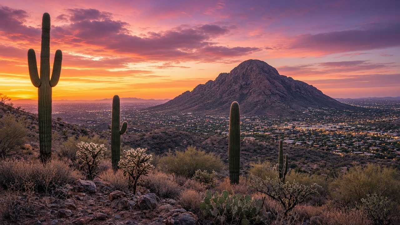 Phoenix skyline for personal development events