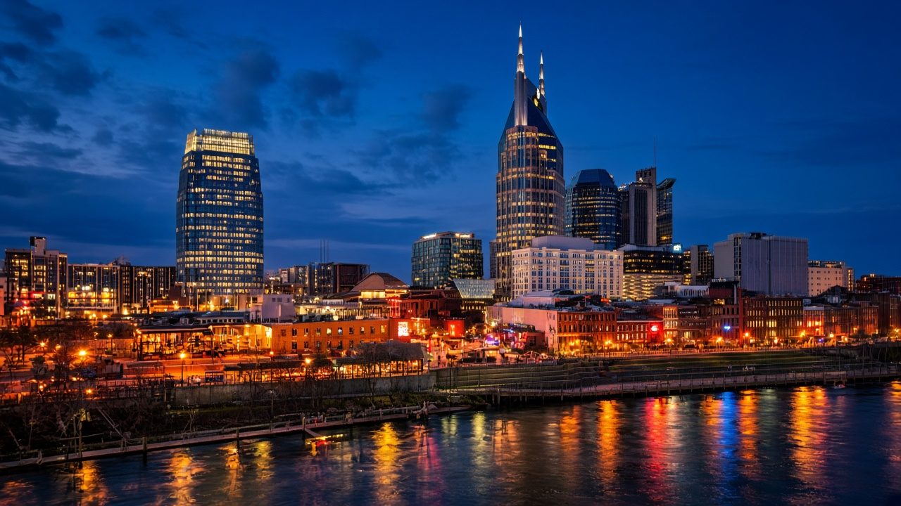 Nashville skyline for personal development events
