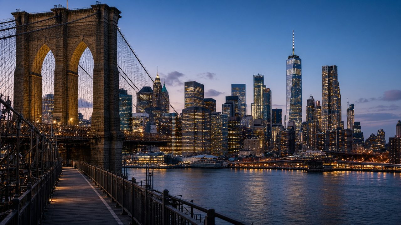 New York skyline for personal development events